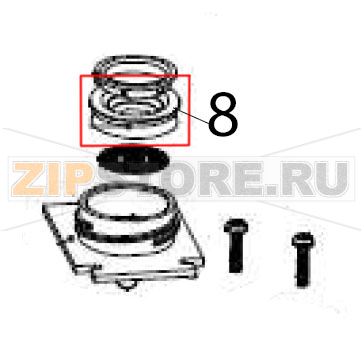 U ring Hurakan HKN-ME717 U ring Hurakan HKN-ME717Запчасть на деталировке под номером: 8