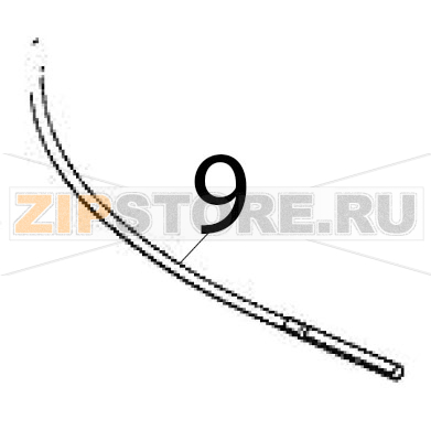 Sensore temp. evaporatore Scotsman BF 80 Sensore temp. evaporatore Scotsman BF 80Запчасть на деталировке под номером: 9