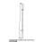 Stainless steel central post Unox XL 505