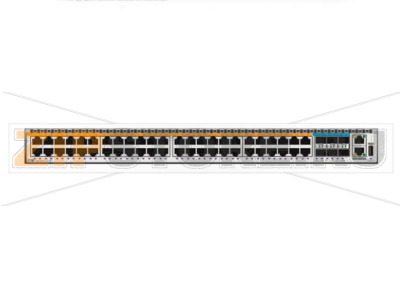 Коммутатор 376 Гбит/с, 48*100/1000M Base-T, 6*10G SFP+, 1 слот расширения, 2 слота питания Maipu NSS4330-56TXP 