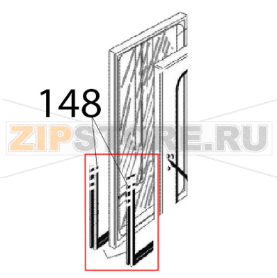 Glass gasket Angelo Po FC241G Glass gasket Angelo Po FC241GЗапчасть на деталировке под номером: 148