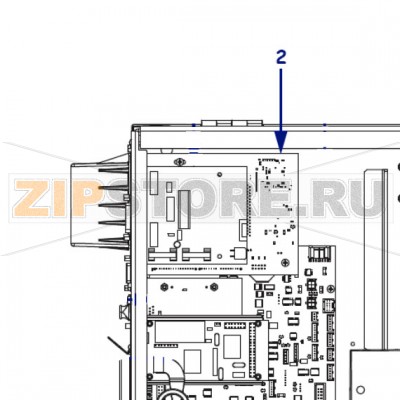 WI-FI порт Zebra 110Xi4 WI-FI адаптер Zebra 110Xi4Запчасть на сборочном чертеже под номером: Количество запчастей в комплекте: 2Название запчасти Zebra на английском языке: Kit Wireless Plus Board