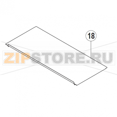 Cover Hobart UXT-10A                                                                                        Cover Hobart UXT-10AЗапчасть на сборочном чертеже под номером: 18Название запчасти на немецком языке языке: Cover Hobart UXT-10A
