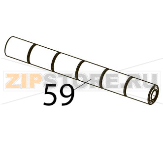 Damper roller Toshiba TEC B-SX4T-GS20-QM-R Damper roller Toshiba TEC B-SX4T-GS20-QM-RЗапчасть на деталировке под номером: 59
