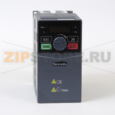 Преобразователь частоты 0.4 кВт, 1 фаза, 220 В, STO, тормозной модуль Sinvel SID300-0R4-2BS 