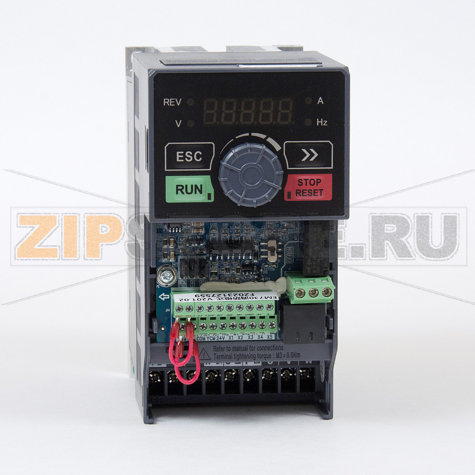 Преобразователь частоты 0.4 кВт, 1 фаза, 220 В, STO, тормозной модуль Sinvel SID300-0R4-2BS 
