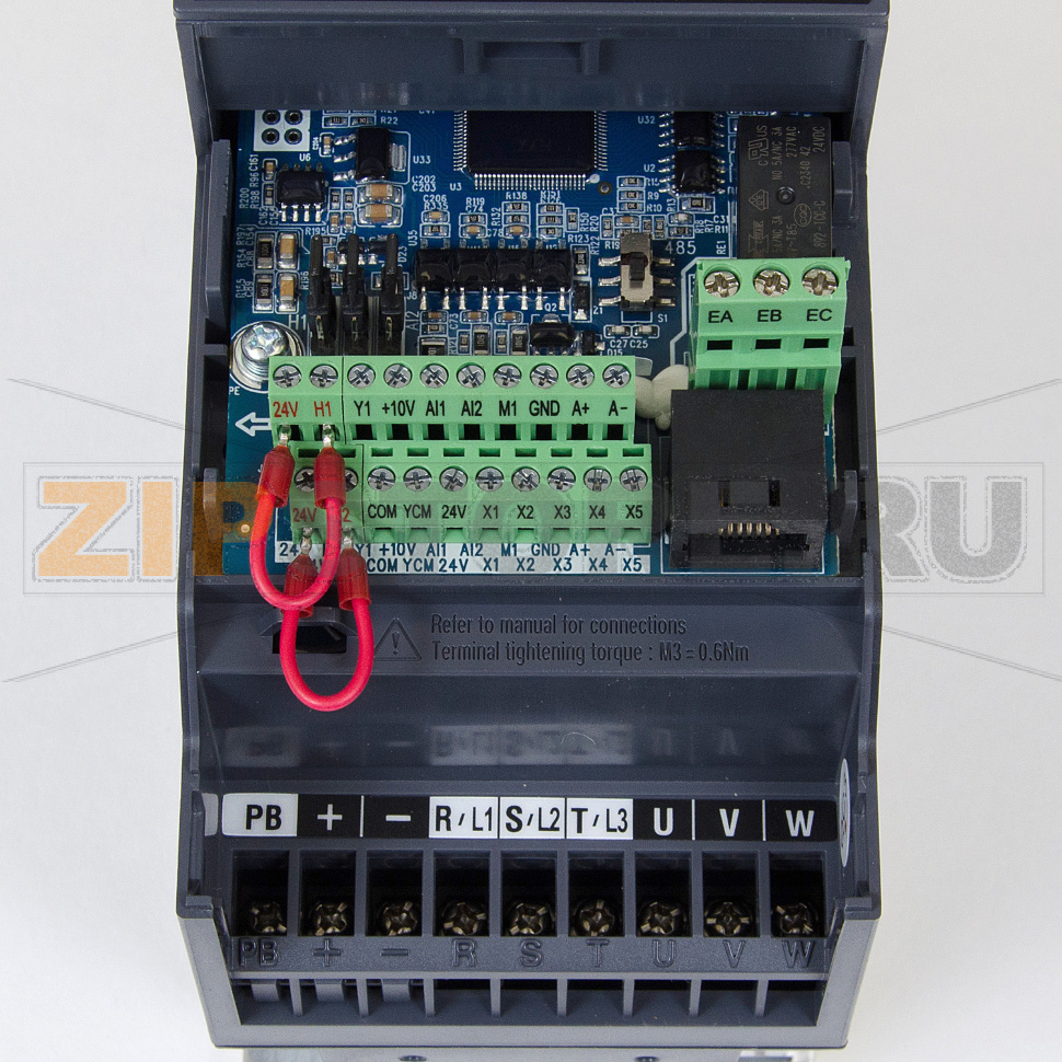 Преобразователь частоты 0.4 кВт, 1 фаза, 220 В, STO, тормозной модуль Sinvel SID300-0R4-2BS 
