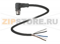 Кабель датчика-исполнительного устройства Cable connector V15S-W-BK10M-PUR-U/0,75 Pepperl+Fuchs