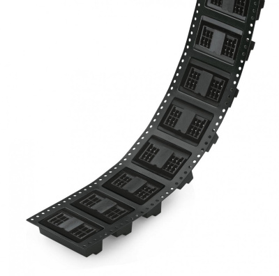 MCS MINI HD Вилка под пайку THR, 2-рядн.; 0.8 x 0.8 mm solder pin; прямые; 100% защита от неправильного подсоединения; Рычаги; упаковка в ленте на бобине; Шаг контактов 3,5 мм; 2 x 3-полюсов; черные Wago 713-1403/116-000/997-405 Вилки для пайки оплавлением припоя для поверхностного монтажаРазделенные разъемы выводов предотвращают повреждения и обеспечивают вилкам защиту от касания в неподсоединенном состоянии100% защита от неправильного подсоединенияВозможны варианты кодировки...