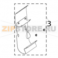Пластина перемотки этикетки Zebra ZT600