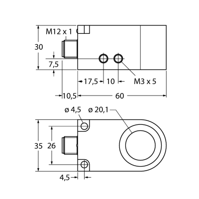 Датчик индуктивный Turck BI20R-W30-DAP6X-H1141 