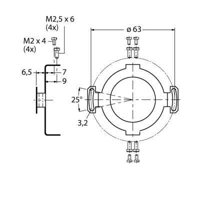 Муфта статорная Turck RME-2 