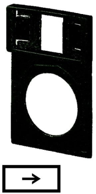 Держатель шильдика, знак, &lt;- Eaton Q25TS-32 