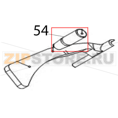 Hand bar Hurakan HKN-HM300M Hand bar Hurakan HKN-HM300MЗапчасть на деталировке под номером: 54