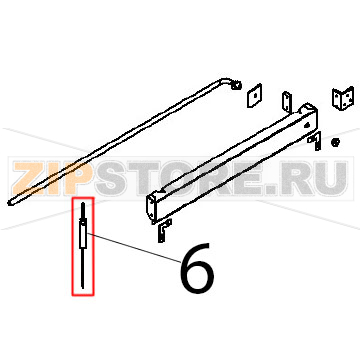 Thermal resistor, PT1000 Angelo Po FX61E2 Thermal resistor, PT1000 Angelo Po FX61E2Запчасть на деталировке под номером: 6