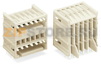 MCS MINI Двухуровневая вилка THT; 1.0 x 1.0 mm solder pin; угловые; 100% защита от неправильного подсоединения; Шаг контактов 3,5 мм; 20-пол.; светло-серые Wago 734-410/001-000 Сечение контактов 1 x 1 мм позволяет проводить ток до 10 A100% защита от неправильного подсоединенияВозможны варианты кодировки...