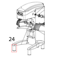 Piedino stampato PA6 Sigma BMR 60