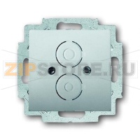 Накладка с суппортом для разъёмов BNC и TNC, сталь ABB 2CKA001710A3770