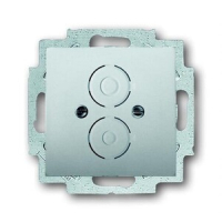 Накладка с суппортом для разъёмов BNC и TNC, сталь ABB 2CKA001710A3770