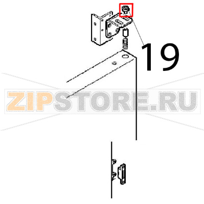 Screw M6x10 Angelo Po FM1011E2 Screw M6x10 Angelo Po FM1011E2Запчасть на деталировке под номером: 19