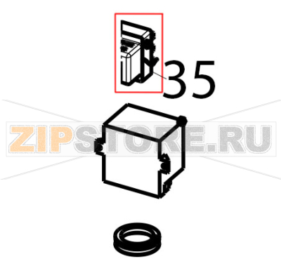 Security thermostat 360° C - 25 K Tecnoinox GFB10DS Security thermostat 360° C - 25 K Tecnoinox GFB10DSЗапчасть на деталировке под номером: 35