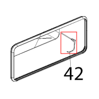 Sonda AL cuore stampata L=1320 Unox XVC 104