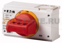 Ручка поворотная, красно-желтая, с замком, размер 1 Eaton NZM1-XDVR