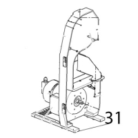 Bottom board (aluminum profile) Viatto HLS-1650A