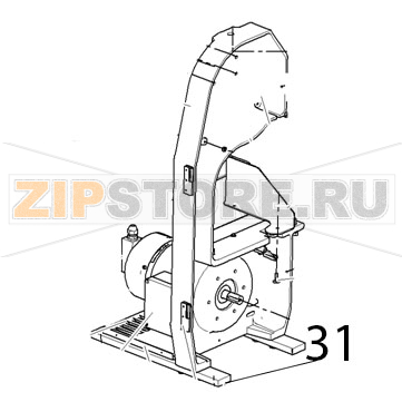 Bottom board (aluminum profile) Viatto HLS-1650A Bottom board (aluminum profile) Viatto HLS-1650AЗапчасть на деталировке под номером: 31