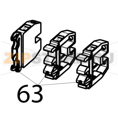 Morsettiera industriale monofase Tecnoinox GFB10DSL Morsettiera industriale monofase Tecnoinox GFB10DSLЗапчасть на деталировке под номером: 63