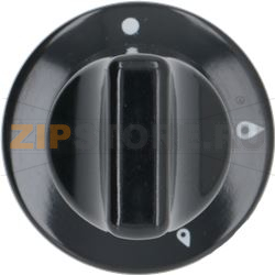 KNOB ARISTON TYPE BLACK ø 35 mm 