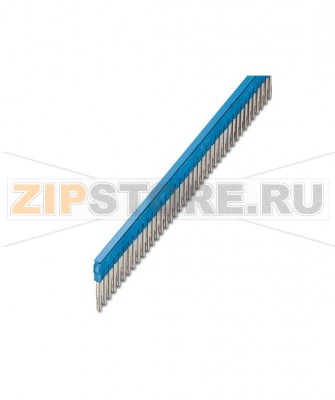 Перемычка Phoenix Contact FBS 50-6 BU Полюсов: 50, Цвет: синий.Минимальный заказ: 10 шт.Упаковка: 10 шт.