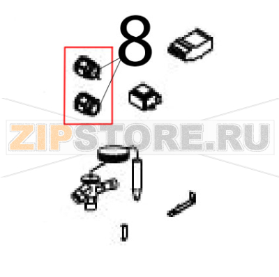 Cable clamp Ø: 16 Angelo Po IS102SR Cable clamp Ø: 16 Angelo Po IS102SRЗапчасть на деталировке под номером: 8