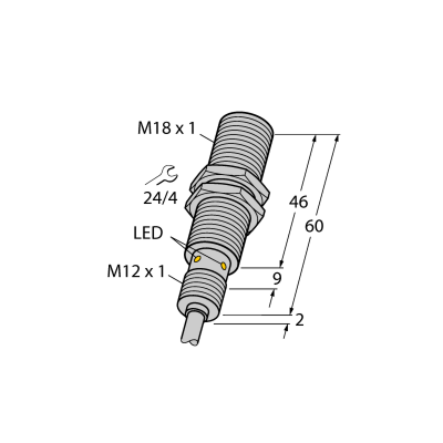 Датчик индуктивный Turck BI8U-EM18MWD-VP6X 