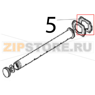 Flange Angelo Po C165D Flange Angelo Po C165DЗапчасть на деталировке под номером: 5