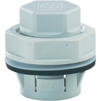Винт запирающий, M20, материал: полиамид, светло-серый, 1 шт Lapp SKINTOP CLICK BLK