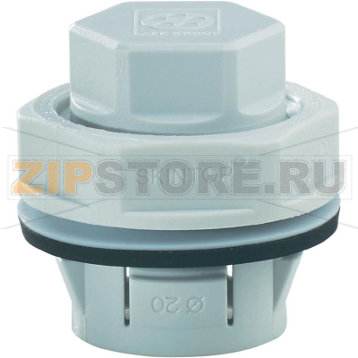 Винт запирающий, M20, материал: полиамид, светло-серый, 1 шт Lapp SKINTOP CLICK BLK 