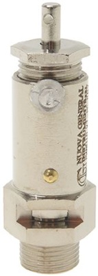 VALVOLA CALDAIA ø 3/8M ASME NICHELATA 