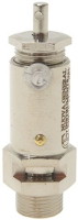 VALVOLA CALDAIA ø 3/8M ASME NICHELATA