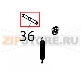 Pin top cover Rollmatic CP 52 Pin top cover Rollmatic CP 52Запчасть на деталировке под номером: 36
