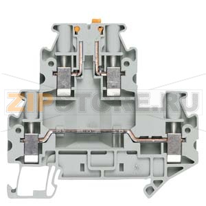 Two-tier terminals with screw terminal Terminal size 4.0 mm2 Terminal width 6.2 mm Color gray Disconnecting blade Siemens 8WH1020-6AC00 