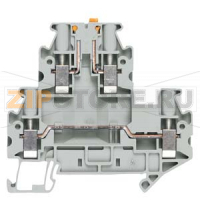 Two-tier terminals with screw terminal Terminal size 4.0 mm2 Terminal width 6.2 mm Color gray Disconnecting blade Siemens 8WH1020-6AC00