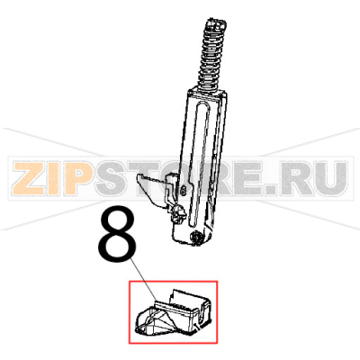Tappo colonnina INF DX Unox XFT 185 Tappo colonnina INF DX Unox XFT 185Запчасть на деталировке под номером: 8