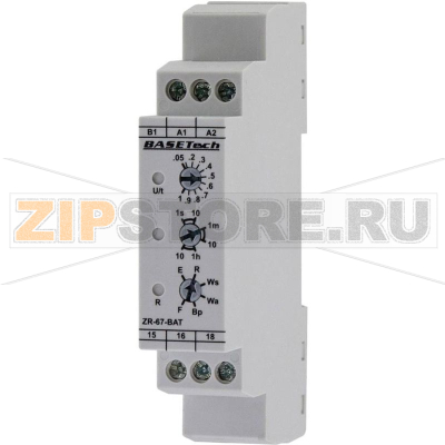 Реле задержки времени, 0.05 с-10 ч, 1 шт Basetech ZR-66-BAT 