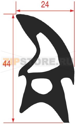 ПРОКЛАДКА ДВЕРЦЫ ДУХОВКИ 4500 ММ 