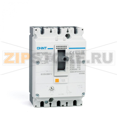 Выключатель автоматический 50 А, 150 кА, 3 полюса Chint NM8N-125R 