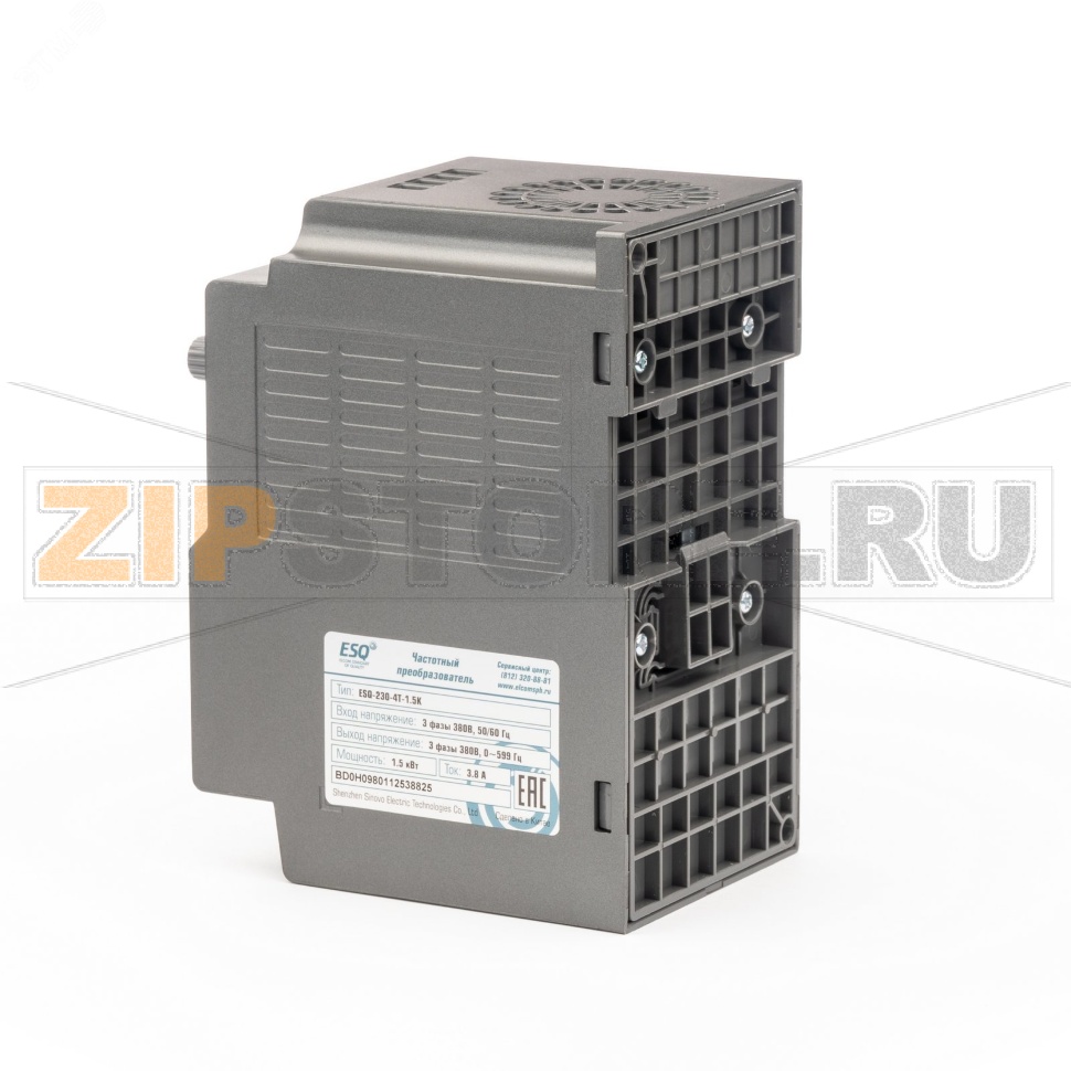 Преобразователь частоты 0.75 кВт, 380 В, 0-599 Гц, IP20 ESQ 08.04.304423 