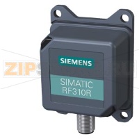 SIMATIC RF300; Reader RF310R (GEN2) with RS422 interface (3964R); IP67. -25 to +70 &#176;C, 55x 75x 30 mm, with integrated antenna; Special version with rotated Base plate (90&#176;) Siemens 6GT2801-1BA10-0AX1