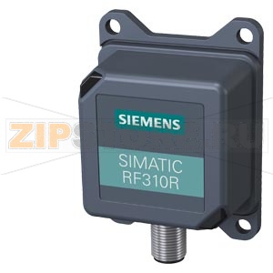 SIMATIC RF300; Reader RF310R (GEN2) with RS422 interface (3964R); IP67. -25 to +70 &amp;#176;C, 55x 75x 30 mm, with integrated antenna; Special version with rotated Base plate (90&amp;#176;) Siemens 6GT2801-1BA10-0AX1 