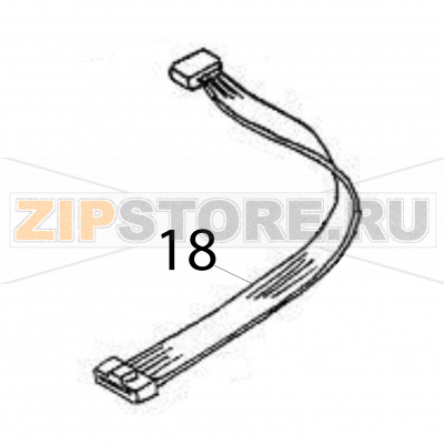 Thermal head cord set Sato M84Pro Thermal head cord set Sato M84ProЗапчасть на деталировке под номером: 18Название запчасти на английском языке: Thermal head cord set Sato M84Pro.